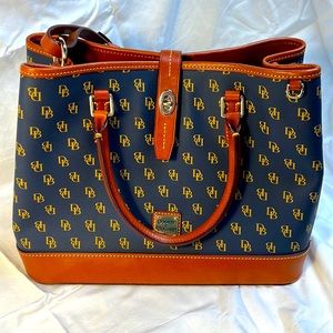 Dooney & Bourke Gretta Perry Satchel Navy